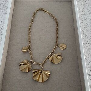 Stella & Dot Gold Statement Necklace